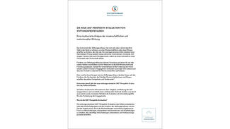 360-Grad-Perspektiv-Evaluation von Stiftungsprofessuren