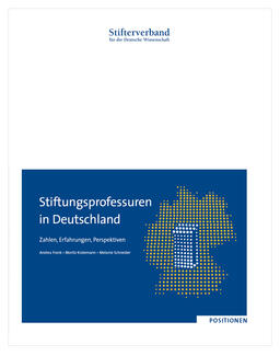 Stiftungsprofessuren in Deutschland (Cover)